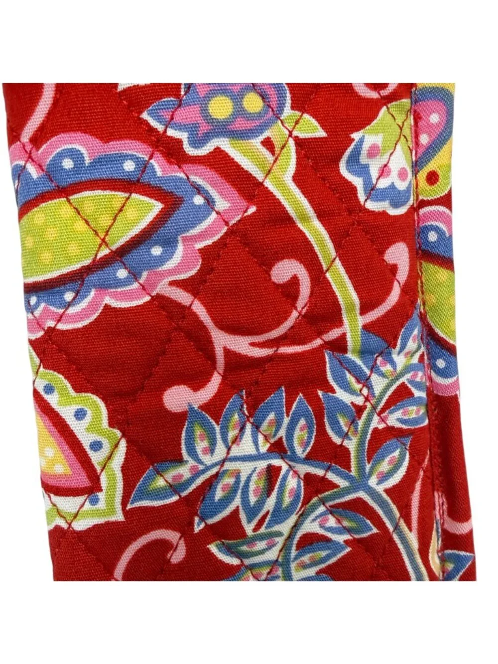Quilted Keepers Eyeglass Cases Pair French Country Floral Red Yellow